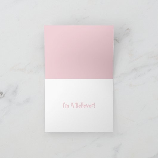 Wanneer varkens vliegen, Wenskaart Kaart (Binnen)