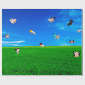 Wanneer Varkens vullingspapier voeren Cadeaupapier (Vlak)