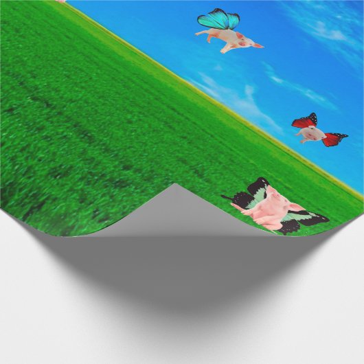 Wanneer Varkens vullingspapier voeren Cadeaupapier (Hoek)