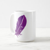 Wanneer veren verschijnen zijn Angels bijna groot  Koffiemok (Voorkant links)