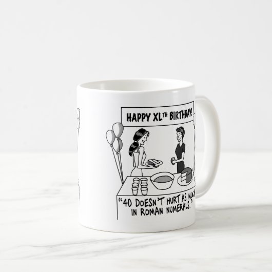 Wanneer vrouwen 40 klassieke Mok draaien (Voorkant rechts)