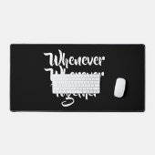 Wanneer, waar dan ook, samen bureau mat (Keyboard & Muis)