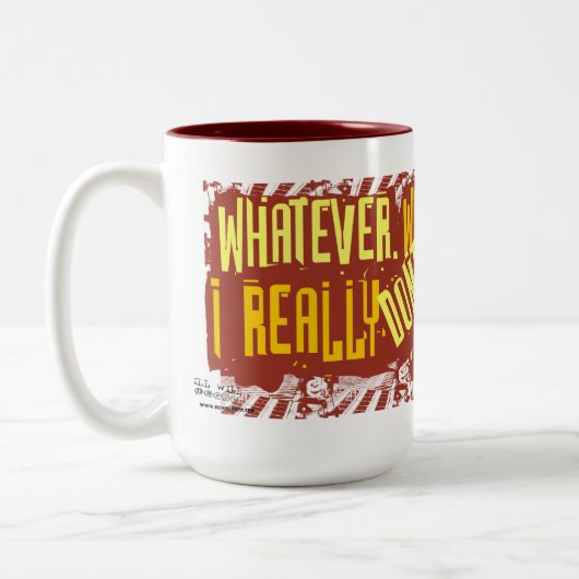 Wanneer, wat dan ook... Begley Mok (Links)