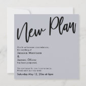 Wanneer we kunnen knuffelen stoffige blauw uitgest kaart (Achterkant)