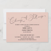 Wanneer we kunnen knuffelen uitgestelde bruiloft b kaart (Achterkant)