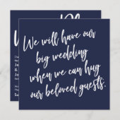 Wanneer we Navy Blue kunnen knuffelen Uitgestelde  Kaart (Voorkant / Achterkant)