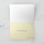 Wanneer we samen zijn, hou ik van jou Wenskaart Kaart (Binnen)