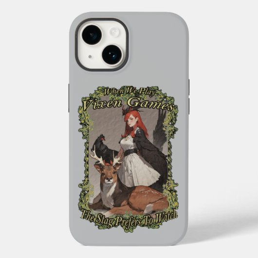 Wanneer we vixen games spelen, kijkt de speler het Case-Mate iPhone case (Achterkant)
