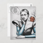 Wanneer werd het kwaad een goede vrouw die aan de  briefkaart (Voorkant / Achterkant)