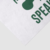 Wanneer woorden ontbreken, spreekt u over muziek tissuepapier (Detail)