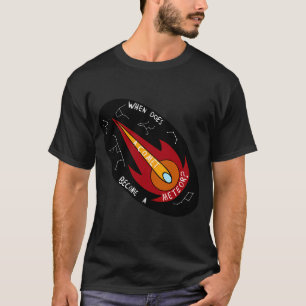 Wanneer wordt een komeet een meteoor Epic Sticker T-shirt