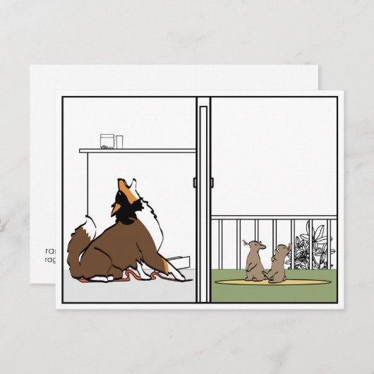 WANNEER WORLDS COLLIDE BRIEFKAART (Voorkant / Achterkant)