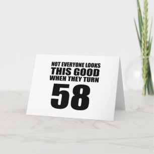 Wanneer zij Verjaardag 58 draaien Kaart