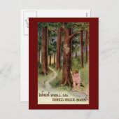 Wanneer zullen we het Briefkaart van de  Valentijn (Voorkant / Achterkant)