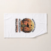 Wanneer zwarte katten rondsluipen Halloween Kat Gr Handdoek (Handdoek)