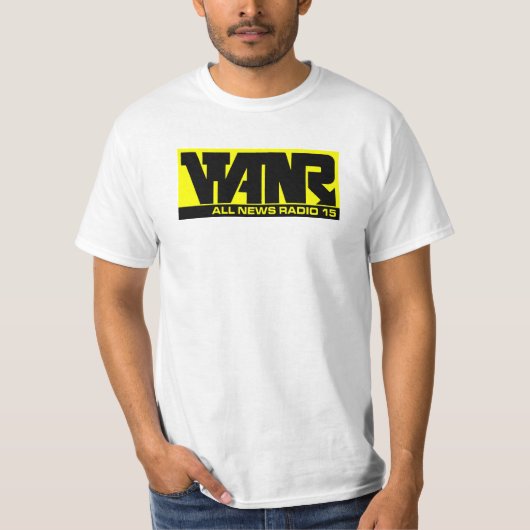 WANR Toledo All News Radio 15 Logo T-shirt (Voorkant)