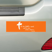 Want de Heere is goed, en Zijn Liefde verdraagt zi Bumpersticker (Op auto)