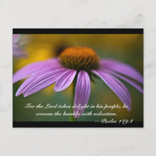 Want de Heere neemt verrukking in zijn volk; hij k Briefkaart
