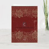 Want deze dag is voor u geboren feestdagen kaart (Achterkant)