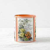 Want gij zult met blijdschap uitgaan mok (Midden)