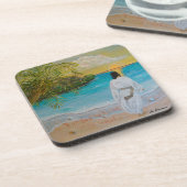 "Want God heeft de wereld zo lief" Drink Coasters Bier Onderzetter (Linkerzijde)