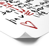 Want God heeft de wereld zo liefgehad, het Bijbelv Poster (Hoek)