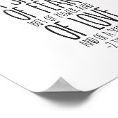 Want God heeft ons geen geest gegeven, 2 Timothy 1 Poster (Hoek)