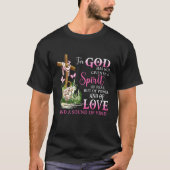 Want God heeft ons geen geest van angst gegeven, m T-shirt (Voorkant)