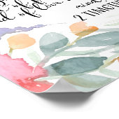 Want God heeft ons geen geest van angst gegeven Poster (Hoek)