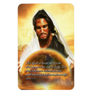 Want God hield zo van de wereld 2 Premium Magneet