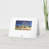 Want God houdt zo van het Wereld Wenskaart Feestdagen Kaart (Achterkant)