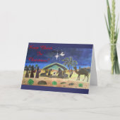 Want God houdt zo van het Wereld Wenskaart Feestdagen Kaart (Voorkant)