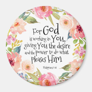 Want God werkt in jou Magneet