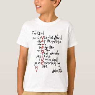 Want God Zo Hield De Wereld Bijbelvers Jezus Is Mi T-shirt