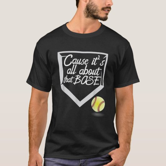 Want het draait allemaal om het honkbal t-shirt (Voorkant)