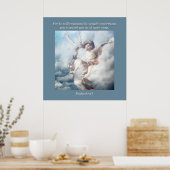 Want hij zal zijn engelen over jou bevelen. poster (Keuken)