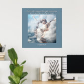 Want hij zal zijn engelen over jou bevelen. poster (Thuiskantoor)