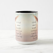 Want hij zal zijn engelen over u bevelen mok (Midden)