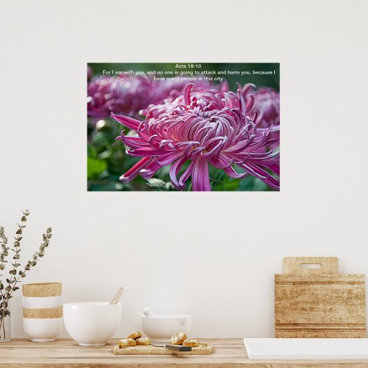 Want ik ben bij jou poster (Keuken)