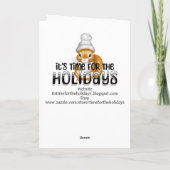 Want ik ben helemaal voor de Baste Funny Thanksgiv Kaart (Achterkant)