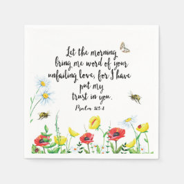 Want ik heb mijn vertrouwen in jou gelegd servet