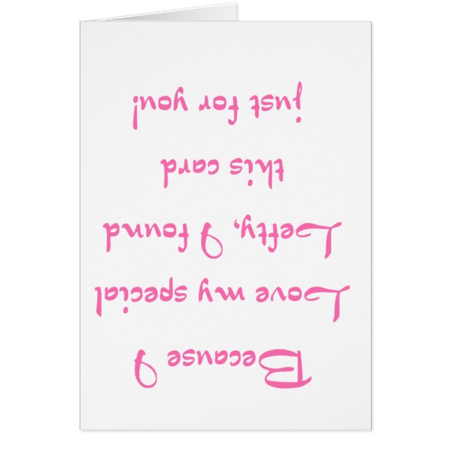 Want ik hou van roze (Voorkant)