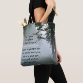Want ik ken de plannen die ik heb, de Schrift Jere Tote Bag (Dichtbij)