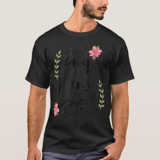 Want ik ken de plannen die ik heb voor je Floral J T-shirt