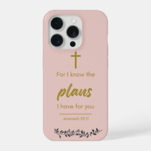 Want Ik Ken de Plannen Die Ik Voor Jou Heb – Jerem iPhone 15 Pro Case