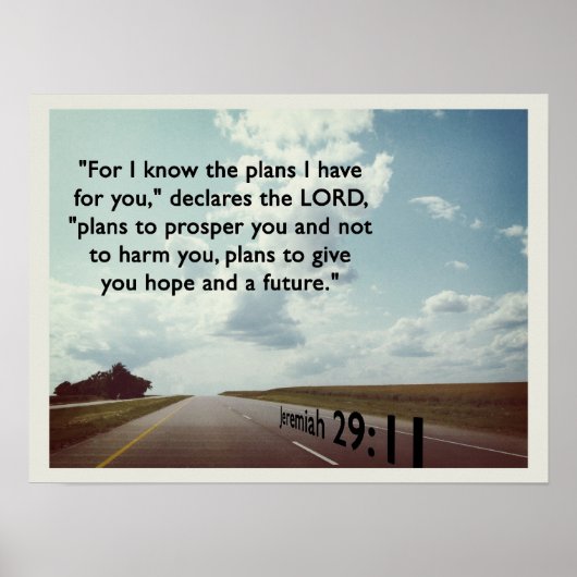 Want ik ken de plannen... poster (Voorkant)