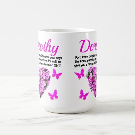 WANT IK KEN HET PLAN DAT JEREMIA 29:11 GEPERSONALI KOFFIEMOK (Center)