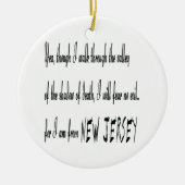 ...want ik kom uit New Jersey Ornament (Voorkant)