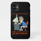 WANT IK WACHT NIET DAT IK KLAAR BEN. Case-Mate iPhone CASE (Achterkant)