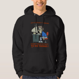 WANT IK WACHT NIET DAT IK KLAAR BEN. HOODIE